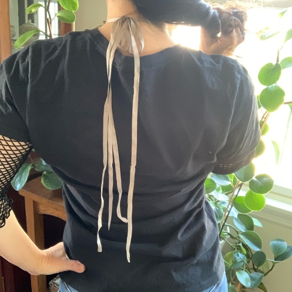 J Crew Smoky Topaz Plastic Gems on Silk Ribbon - Picture 3 of 5